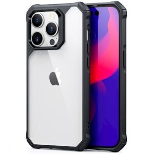 ESR Air Armor Dėklas Apple iPhone 14 Pro, skaidrus juodos spalvos - Image 1