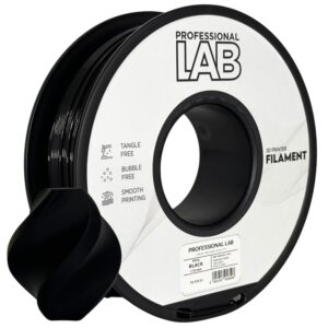 3D Plastikas - Filamentas PETG juodas | 1.75 mm, 1 kg | Professional LAB