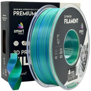 3D Plastikas - Filamentas PLA Silk Dual Color Oceans Embrace | 1.75 mm, 1 kg | SPrint