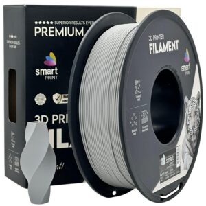 3D Plastikas - Filamentas PLA matinis pilkas | 1.75 mm, 1 kg | SPrint - Image 1