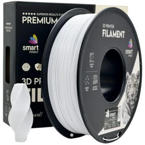 3D Plastikas - Filamentas PETG baltas | 1.75 mm, 1 kg | SPrint