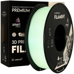 3D Plastikas - Filamentas PLA luminous baltas | 1.75 mm, 1 kg | SPrint