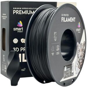 3D Plastikas - Filamentas PLA+ juodas | 1.75 mm, 1 kg | SPrint