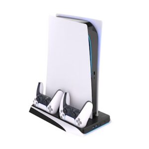 FIXED Multifunctional Station for PS5, juodos spalvos ir baltos spalvos