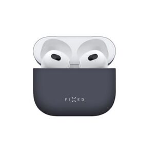 FIXED Silky dėklas skirtas Apple Airpods 3, mėlynos spalvos