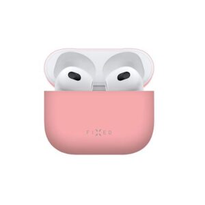 FIXED Silky dėklas skirtas Apple Airpods 3, rožinės spalvos
