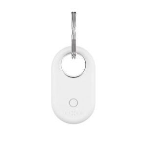 FIXED Silky dėklas skirtas Samsung SmartTag2, baltos spalvos