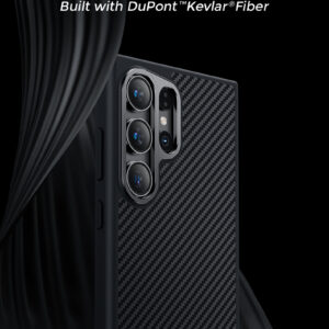 Benks dėklas Magnetic Armor Pro Kevlar 600D (0041) skirtas Samsung Galaxy S24 Plus juodos spalvos - Image 8