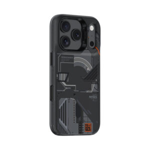 Benks Dėklas Dynamic Magnetic Mecha (D069) skirtas Apple iPhone 17 Pro juodos spalvos (Camera Control Button) - Image 4