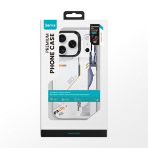 Benks Dėklas Dynamic Magnetic Mecha (E069) skirtas Apple iPhone 17 Pro biały (Camera Control Button) - Image 9