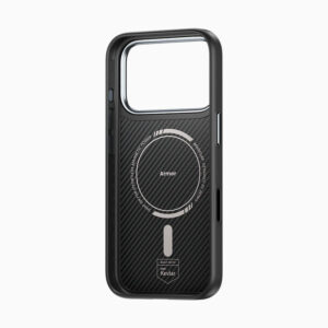 Benks Dėklas Magnetic Armor Pro Kevlar Metal Frame 600D (A070) skirtas Apple iPhone 17 Pro Max juodos spalvos (Camera Control Button) - Image 3