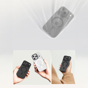 Benks Dėklas Magnetic Lucid Armor (0067) skirtas Apple iPhone 17 biały (Camera Control Button) - Image 6
