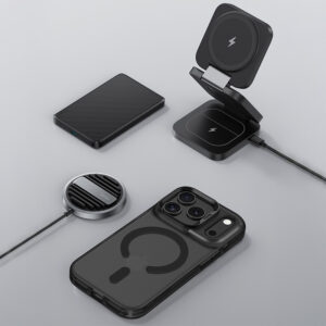 Benks Dėklas Magnetic Lucid Armor (0067) skirtas Apple iPhone 17 juodos spalvos (Camera Control Button) - Image 4