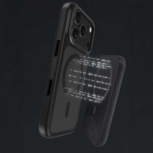 Benks Dėklas Magnetic Mist Metal Frame (0070) skirtas Apple iPhone 17 Pro Max biały (Camera Control Button) - Image 9