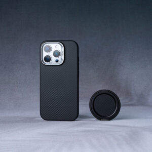 Benks Dėklas Magnetic Armor Pro Kevlar Metal Frame 600D (AD66) skirtas Apple iPhone 16 Pro Max juodos spalvos (Camera Control Button) - Image 7