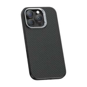 Benks Dėklas Magnetic Armor Pro Kevlar Metal Frame 600D (AD66) skirtas Apple iPhone 16 Pro Max juodos spalvos (Camera Control Button) - Image 8