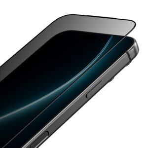 Benks Apsauginis stiklas Ultra Shield Privacy Glass (FF67) skirtas Apple iPhone 17/16 Pro black - Image 4