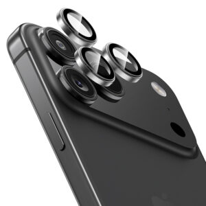 Benks Apsauginis stiklas Glass Warrior Metal Lens Protector telefonui skirtas Apple iPhone 17 Pro/17 Pro Max (objektyvui 3 vnt) black - Image 3