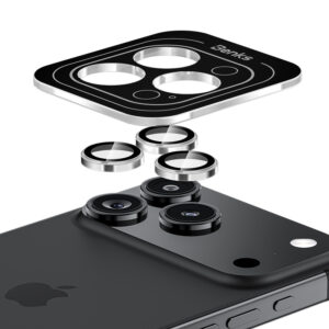 Benks Apsauginis stiklas Glass Warrior Metal Lens Protector telefonui skirtas Apple iPhone 17 Pro/17 Pro Max (objektyvui 3 vnt) black - Image 4