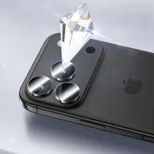 Benks Apsauginis stiklas Glass Warrior Lens Protector telefonui skirtas Apple iPhone 17 (objektyvui 2 vnt) transparent - Image 6