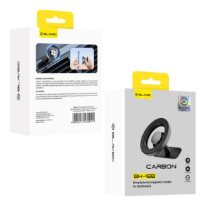 Blavec automobilnis laikiklis BH-16B Carbon magnetinis Magsafe (BH16BC-MDB) juodos spalvos - Image 9