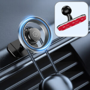 Blavec automobilnis laikiklis BH-16B Carbon magnetinis Magsafe (BH16BC-MDB) juodos spalvos - Image 6