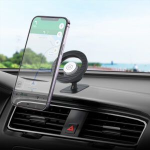 Blavec automobilnis laikiklis BH-16B Carbon magnetinis Magsafe (BH16BC-MDB) juodos spalvos - Image 5