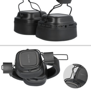 Blavec ausines Bluetooth BO-11 Bass Admiral (BO11-B) juodos spalvos - Image 7