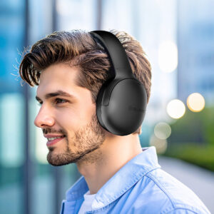 Blavec ausines Bluetooth BO-12 Bass Master ANC (BO12-B) juodos spalvos - Image 7