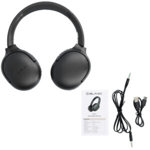 Blavec ausines Bluetooth BO-12 Bass Master ANC (BO12-B) juodos spalvos - Image 6