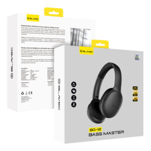 Blavec ausines Bluetooth BO-12 Bass Master ANC (BO12-B) juodos spalvos - Image 9