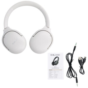Blavec ausines Bluetooth BO-12 Bass Master ANC (BO12-W) baltos spalvos - Image 6
