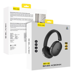 Blavec ausines Bluetooth BO-13 Bass Aceonix ANC (BO13-B) juodos spalvos - Image 8