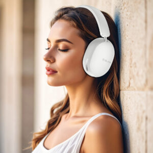 Blavec ausines Bluetooth BO-13 Bass Aceonix ANC (BO13-W) baltos spalvos - Image 6