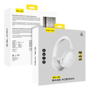 Blavec ausines Bluetooth BO-13 Bass Aceonix ANC (BO13-W) baltos spalvos - Image 8