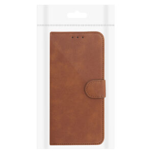 Dėklas BOOK COMMON Uniwersalna (Dydis S) skirtas Apple iPhone 12/13/Samsung S6/A5 2016/Xcover 4/S22/Huawei P8 2017 rudos spalvos - Image 6