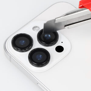 Apsauginis stiklas Tel Protect 3D Lens Aramid Series on camera skirtas Apple iPhone 14 Pro/14 Pro Max (objektyvui 3 vnt) - Image 8