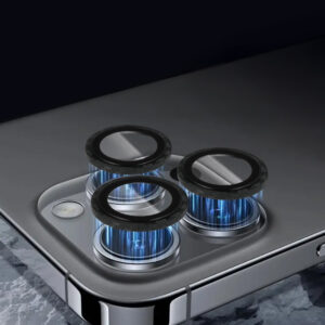 Apsauginis stiklas Tel Protect Titanium Lens 99% AR Aramid Series on camera skirtas Apple iPhone 15 Pro/15 Pro Max (objektyvui 3 vnt) - Image 9