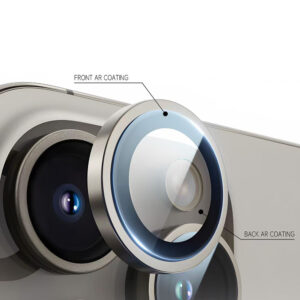 Apsauginis stiklas Tel Protect Titanium Lens 99% AR on camera skirtas Apple iPhone 17 Air black (objektyvui 1 vnt) - Image 8