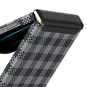 Benks dėklas Magnetic Armor Vichy Spin Kevlar 1000D (BK48) skirtas Samsung Galaxy Z Flip 7 juodos spalvos - Image 4