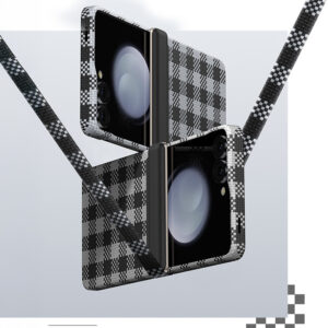 Benks dėklas Magnetic Armor Vichy Spin Kevlar 1000D (BK48) skirtas Samsung Galaxy Z Flip 7 juodos spalvos - Image 5