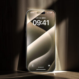 Benks Apsauginis stiklas Arc Shield Full Coverage (GA62) skirtas Apple iPhone 15 Pro Max black - Image 2