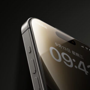 Benks Apsauginis stiklas Arc Shield Full Coverage (GA62) skirtas Apple iPhone 15 Pro Max black - Image 3