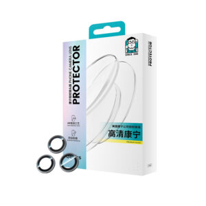 Benks Apsauginis stiklas DR Sapphire Lens Protector telefonui skirtas Apple iPhone 15 Pro/15 Pro Max (objektyvui 3 vnt) black - Image 4