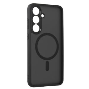 Full Matte Mag Dėklas skirtas Samsung Galaxy S25 FE juodos spalvos - Image 2