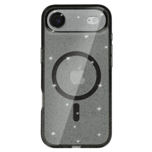 Glitter Magsafe Dėklas skirtas Apple iPhone 17 Air juodos spalvos clear - Image 2