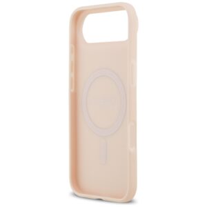 Dėklas GUESS Grained Flowers Classic Logo MagSafe skirtas Apple iPhone 17 Air rožinės spalvos - Image 7