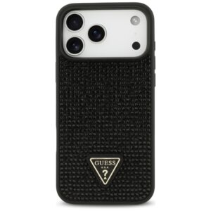 Dėklas GUESS Rhinestone Triangle Logo skirtas Apple iPhone 17 Pro Max juodos spalvos - Image 3
