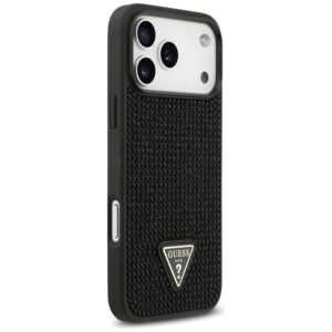Dėklas GUESS Rhinestone Triangle Logo skirtas Apple iPhone 17 Pro Max juodos spalvos - Image 4