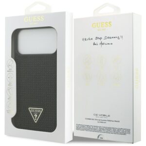 Dėklas GUESS Rhinestone Triangle Logo skirtas Apple iPhone 17 Pro Max juodos spalvos - Image 8